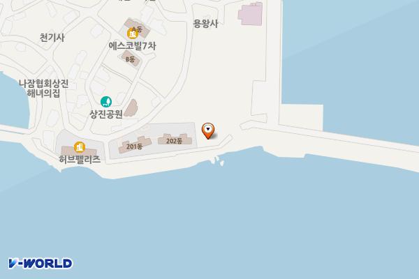방어진방파제화장실 위치 지도 — 울산광역시 동구 서진길 51