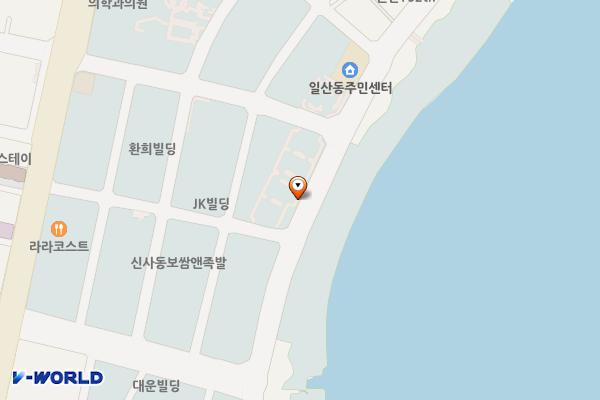 일산북쪽화장실 위치 지도 — 울산광역시 동구 일산진11길 31