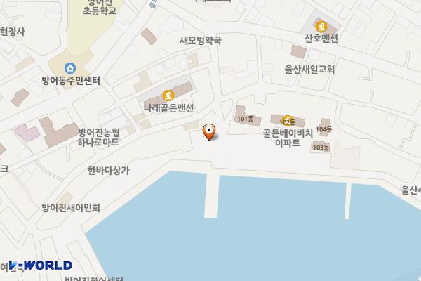 방어진항화장실 위치 지도 — 울산광역시 동구 내진길 25-1