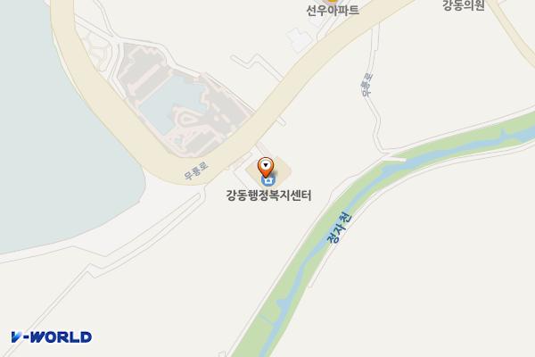 강동동주민센터 화장실 위치 지도 — 울산광역시 북구 무룡로 1096