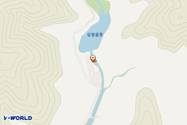 심청골 공중화장실 위치 지도 — 울산광역시 북구 양정동 771-1