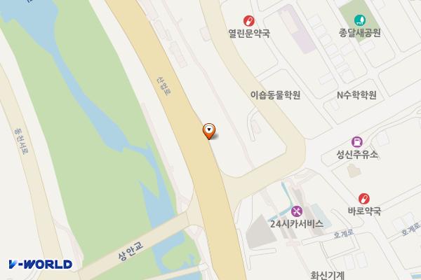 호계시외버스정류장 공중화장실 위치 지도 — 울산광역시 북구 호계동 768-6