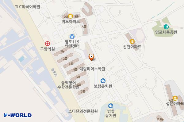 염포동 소금포역사관 위치 지도 — 울산광역시 북구 새장터6길 8