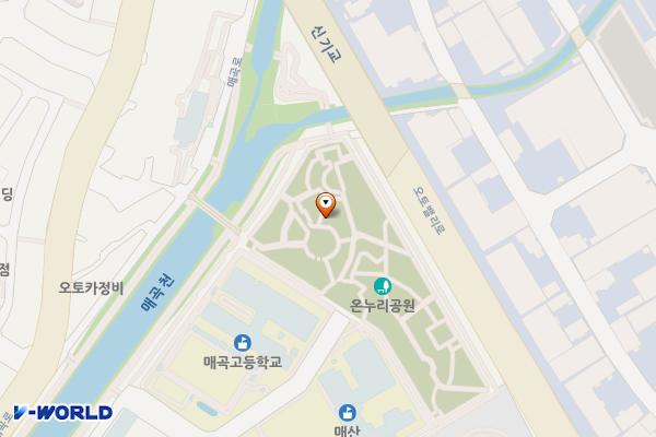 온누리공원 화장실 위치 지도 — 울산광역시 북구 매곡동 337