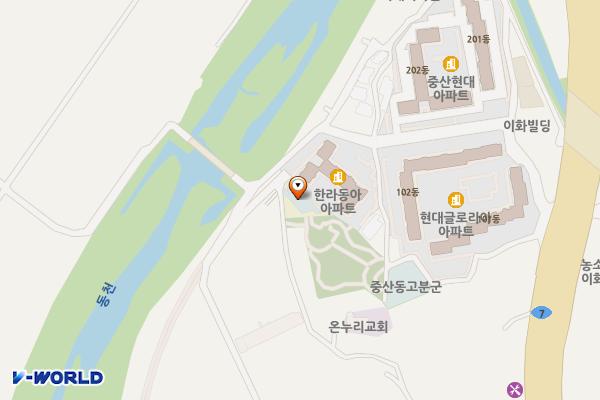 울산북구기적의도서관 위치 지도 — 울산광역시 북구 이화5길 29-13
