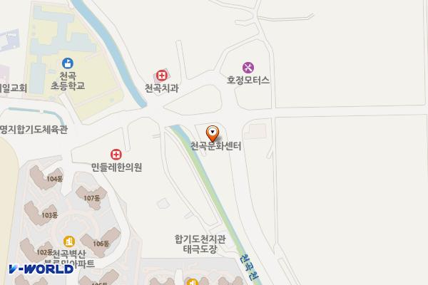 천곡문화센터 화장실 위치 지도 — 울산광역시 북구 천곡남로 121 (천곡동, 천곡문화센터)