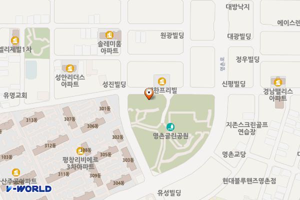 명촌문화센터 화장실 위치 지도 — 울산광역시 북구 명촌12길 11