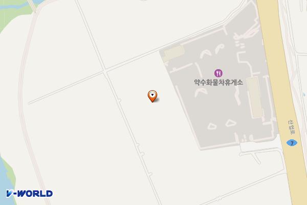 내트럭(주)울산약수사업소 휴게동 화장실 위치 지도 — 울산광역시 북구 산업로 1515 (신천동)
