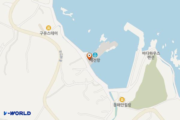 제전 공중화장실 위치 지도 — 울산광역시 북구 구유길 45