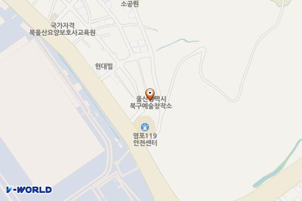 소금나루2014 화장실 위치 지도 — 울산광역시 북구 중리11길 2