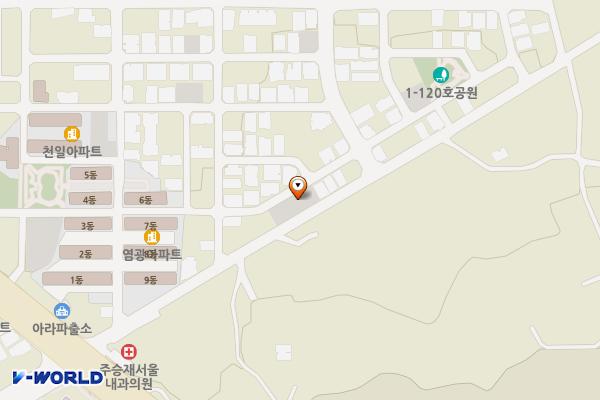 아라일동 6152-5 위치 지도 — 제주특별자치도 제주시 아라일동 6152-5