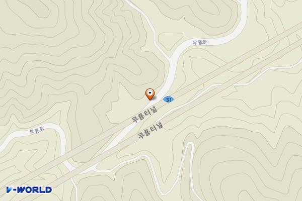 무룡(정자)고개 공중화장실 위치 지도 — 울산광역시 북구 어물동 산200-4