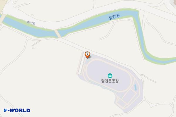 달천운동장 위치 지도 — 울산광역시 북구 농서로 301 (달천동, 달천운동장)