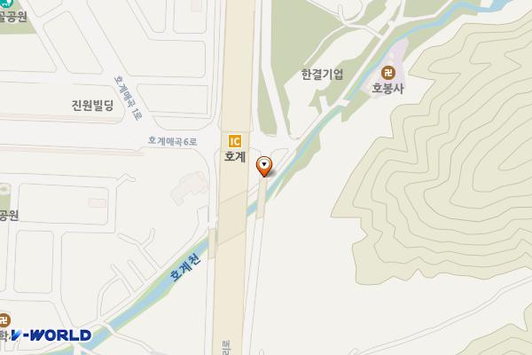 홈골저수지 공중화장실 위치 지도 — 울산광역시 북구 호계동 936-264