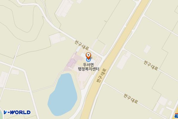 두서면사무소 1층 위치 지도 — 울산 울주군 두서면 반구대로 1817-11 (인보리)