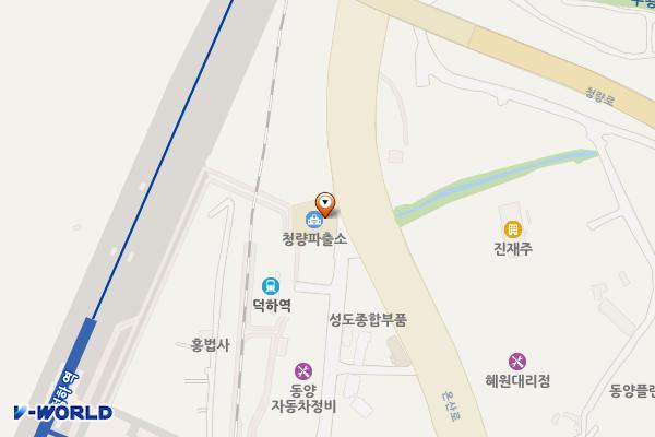 청량파출소 위치 지도 — 울산 울주군 청량면 온산로 767 (상남리, 청량파출소)