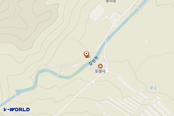 작괘천수변쉼터 위치 지도 — 울산광역시 울주군 상북면 등억알프스리 701
