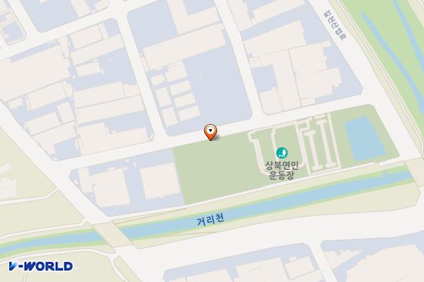 상북면민운동장 화장실 위치 지도 — 울산 울주군 상북면 길천산업1길 17 (거리, 상북면민운동장)