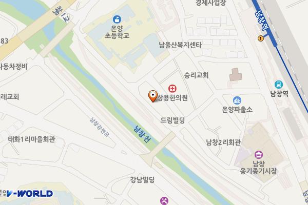 온양시외버스정류장 위치 지도 — 울산 울주군 온양읍 남창1길 48