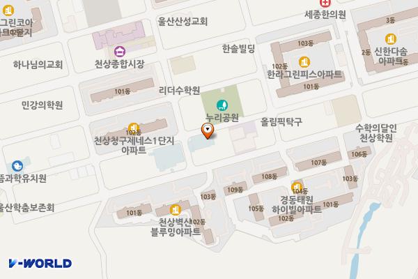 범서천상게이트볼장 위치 지도 — 울산광역시 울주군 범서읍 천상리 648-1