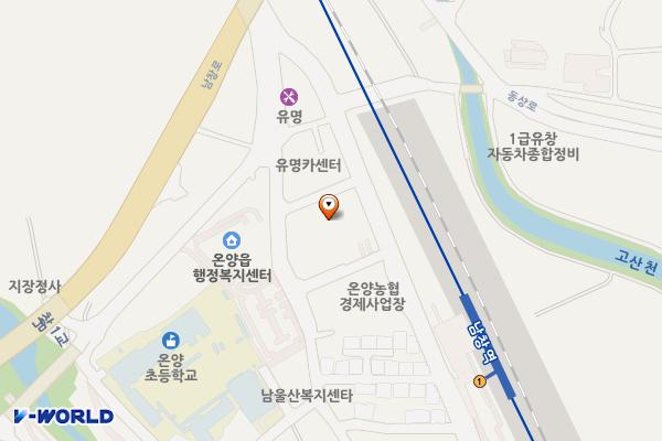 온양문화복지센터 화장실 위치 지도 — 울산 울주군 온양읍 남창1길 13 (남창리)