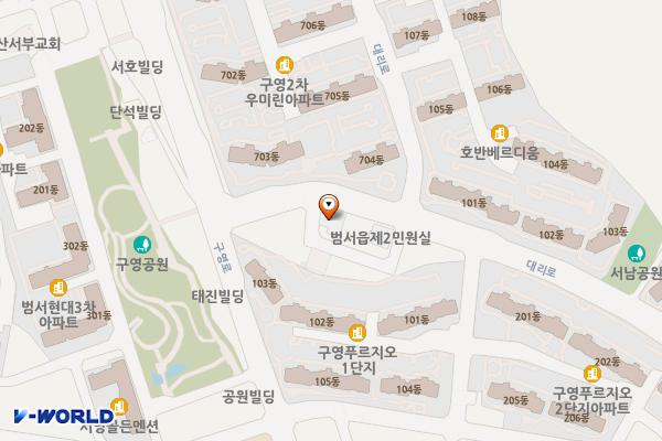울주군시설관리공단 본부 화장실 위치 지도 — 울산 울주군 범서읍 대리로 10