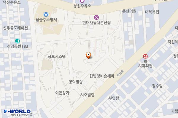 신경마을도시숲 위치 지도 — 울산 울주군 온산읍 덕신리 511