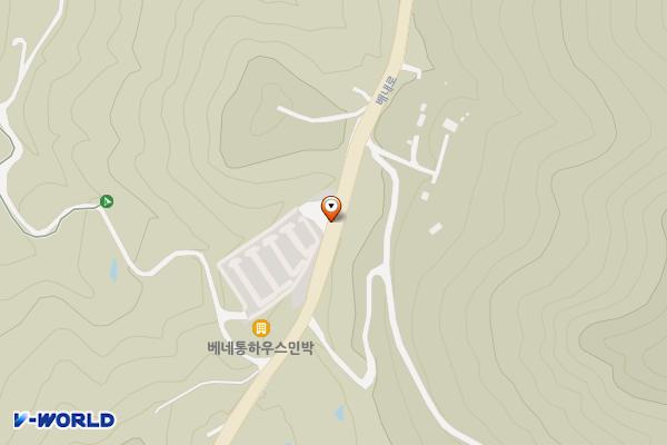 주암마을 위치 지도 — 울산 울주군 상북면 이천리 산270