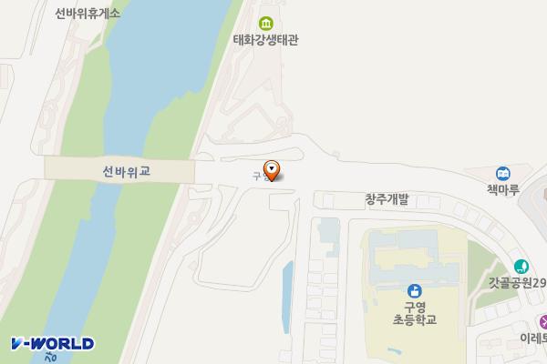 선바위교 위치 지도 — 울산 울주군 범서읍 구영리 701