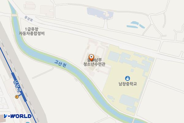 남부청소년수련관 위치 지도 — 울산광역시 울주군 온양읍 동상리 1222-43