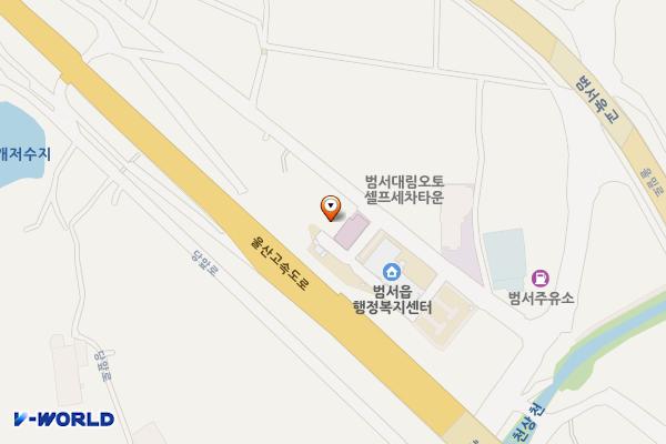 범서보건지소 위치 지도 — 울산 울주군 범서읍 송현길 68 (천상리, 범서보건지소)