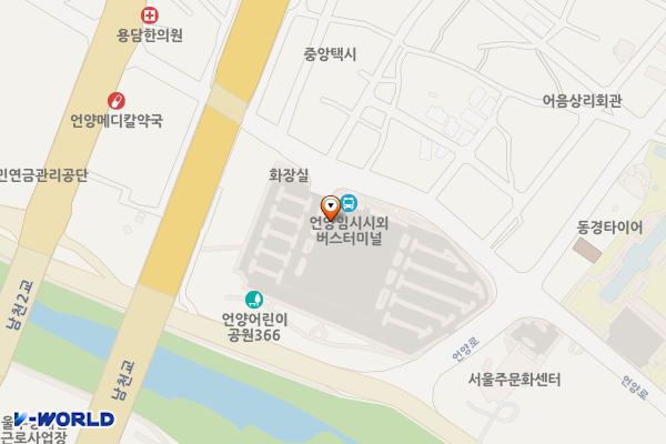 언양공영주차장1 위치 지도 — 울산 울주군 언양읍 남부리 73