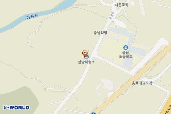 삼남파출소 위치 지도 — 울산 울주군 삼남면 중남로 47 (가천리, 삼남파출소)