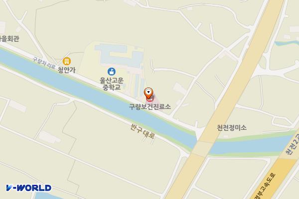 구량보건진료소 위치 지도 — 울산 울주군 두서면 구량차리로 12 (구량리, 구량보건진료소)