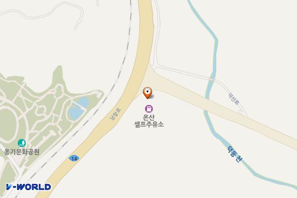 온산휴게소 위치 지도 — 울산 울주군 온산읍 덕신로 2