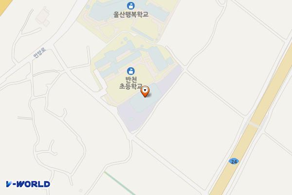 울주군민체육관 화장실 위치 지도 — 울산 울주군 언양읍 샘소3길 25 (반천리, 울주군민체육관)