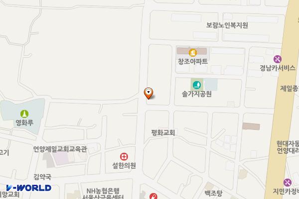 울주시니어클럽(민간 이관) 위치 지도 — 울산광역시 울주군 언양읍 동부리 253-9