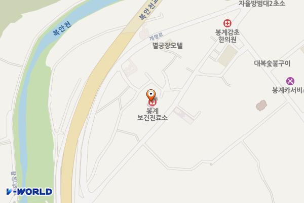 봉계보건진료소 위치 지도 — 울산 울주군 두동면 계명1길 19 (봉계리, 봉계보건진료소)