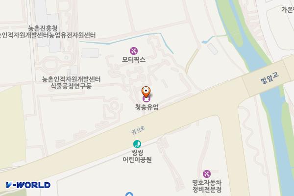 청송주유소 위치 지도 — 경기도 수원시 권선구 권선로 331 (서둔동)