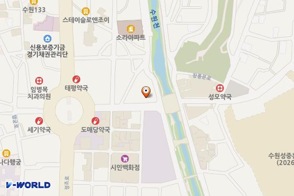 팔달문시장 고객지원센터 위치 지도 — 경기도 수원시 팔달구 팔달문로9(팔달로2가)