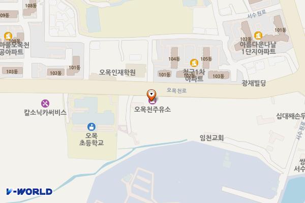 오목천주유소 위치 지도 — 경기도 수원시 권선구 오목천로 40 (오목천동)