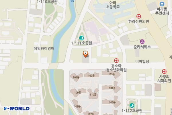 아라일동 6097-24, 6097-30 위치 지도 — 제주특별자치도 제주시 아라일동 6097-24