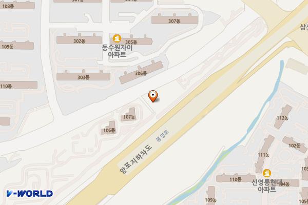 망포1동행정복지센터 위치 지도 — 경기도 수원시 영통구 영통로89번길 51, 망포1동 행정복지센터 (망포동)