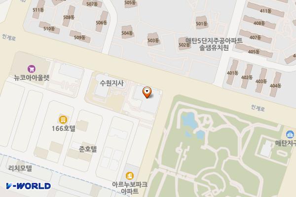 문화 위치 지도 — 경기도 수원시 팔달구 권중로50번길 5(권선동)