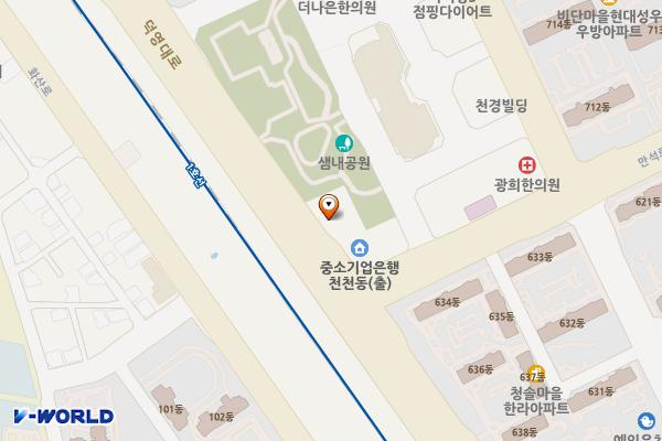 천천주유소 위치 지도 — 경기도 수원시 장안구 덕영대로 557 (천천동)