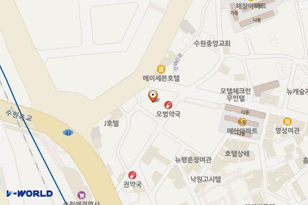 터미널타워빌딩 위치 지도 — 경기도 수원시 팔달구 갓매산로 91(매산로1가)