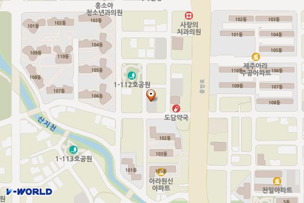 아라일동 6090-9 위치 지도 — 제주특별자치도 제주시 아라일동 6090-9