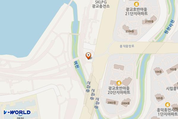 전망대 위치 지도 — 경기도 수원시 영통구 광교호수로 127(하동)