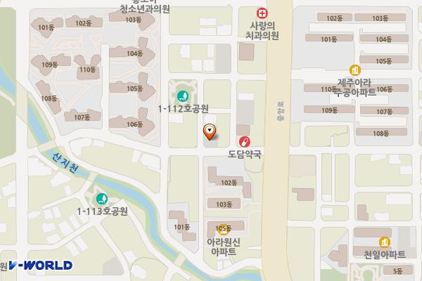아라일동 6090-8 위치 지도 — 제주특별자치도 제주시 아라일동 6090-8