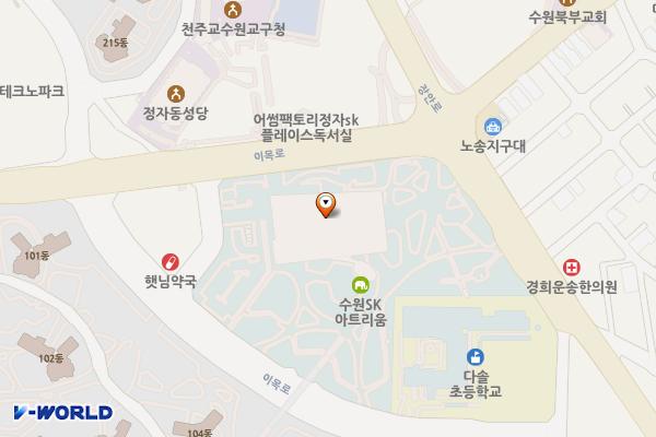 정자문화 위치 지도 — 경기도 수원시 장안구 이목로 24-25(정자1동)